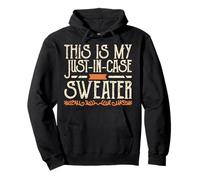 This Is My Just-in-Case Maglione ebraico Felpa con Cappuccio