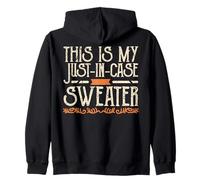 This Is My Just-in-Case Maglione ebraico Felpa con Cappuccio