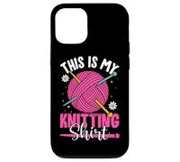 This Is My Knitting Shirt Yarn Fun Custodia per iPhone 12/12 Pro