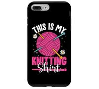 This Is My Knitting Shirt Yarn Fun Custodia per iPhone 7 Plus/8 Plus