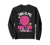 This Is My Knitting Shirt Yarn Fun Felpa