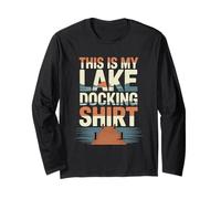 This Is My Lake Docking Shirt Summer Lake Life Maglia a Manica