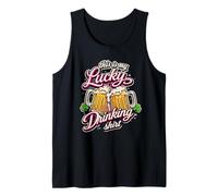 This Is My Lucky Drinking Shirt Birra per Il Giorno di San Patrizio Canotta