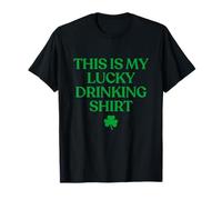 This Is My Lucky Drinking Shirt Irish Funny St Patricks Day Maglietta