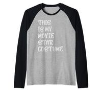 This Is My Movie Star Costume Funny Halloween Movie Lovers Maglia con Maniche Raglan