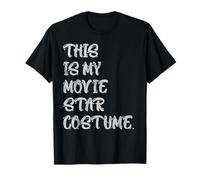 This Is My Movie Star Costume Funny Halloween Movie Lovers Maglietta