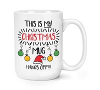 This Is My Natale Mug Hands Off 426ml Grande Tazza - Divertente Scherzo