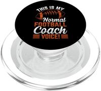 This Is My Normal Football Coach Voice - American Football PopSockets PopGrip per MagSafe