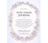 This is My Note-Taking Journal