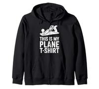 This Is My Only Plane T-shirt Woodworker Puns Lavorazione del legno Felpa con Cappuccio