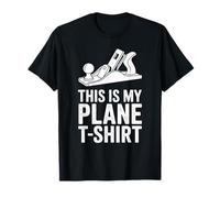 This Is My Only Plane T-shirt Woodworker Puns Lavorazione del legno Maglietta
