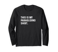 This Is My Parapendio Shirt - Parapendio Fly Flying Plane Maglia a Manica