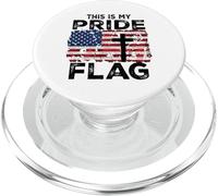 This Is My Pride Bandiera Gesù Croce USA Americano 4 luglio PopSockets PopGrip per MagSafe