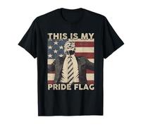 This Is My Pride Bandiera Trump USA Flag 4 luglio Maglietta