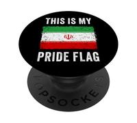 This is My Pride Flag - Iran Freedom Graphic Iranian PopSockets PopGrip Adesivo