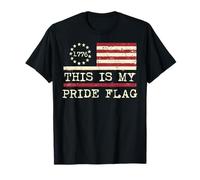 This Is My Pride Flag USA 1776 Anti LGBT 4 luglio Uomini Donne Maglietta