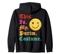 This is My Purim Costume Funny Jewish Felpa con Cappuccio
