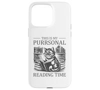 This Is My Purrsonal Reading Time Custodia per iPhone 15 Pro Max
