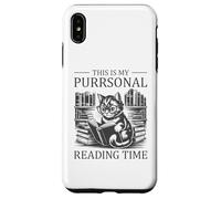 This Is My Purrsonal Reading Time Custodia per iPhone XS Max