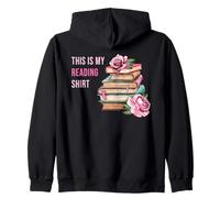 This is My Reading Shirt - Women's Cute Book Reader Quote Felpa con Cappuccio