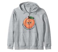 This Is My Resting Peach Face Funny Grumpy Argry Fruit Pun Felpa con Cappuccio