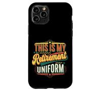 This Is My Retirement Uniform Funny Retired Senior |----- Custodia per iPhone 11 Pro