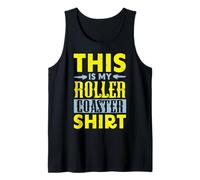 This Is My Roller Coaster Shirt Rollercoaster Giro di Divertimento Canotta
