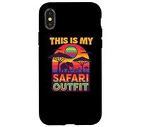 This Is My Safari LGBTQ Shirt Cool African Safari Lovers Custodia per iPhone X/XS