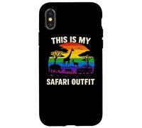 This Is My Safari LGBTQ Shirt Cool African Safari Lovers Custodia per iPhone X/XS