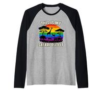 This Is My Safari LGBTQ Shirt Cool African Safari Lovers Maglia con Maniche Raglan