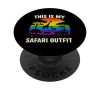 This Is My Safari LGBTQ Shirt Cool African Safari Lovers PopSockets PopGrip Adesivo