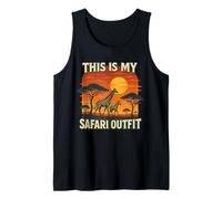 This Is My Safari Outfit Shirt Cool African Safari Lovers Canotta