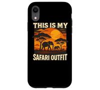 This Is My Safari Outfit Shirt Cool African Safari Lovers Custodia per iPhone XR