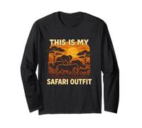 This Is My Safari Outfit Shirt Cool African Safari Lovers Maglia a Manica