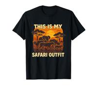 This Is My Safari Outfit Shirt Cool African Safari Lovers Maglietta