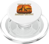 This Is My Safari Outfit Shirt Cool African Safari Lovers PopSockets PopGrip per MagSafe