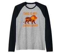 This Is My Safari Shirt Cool African Safari Lovers Maglia con Maniche Raglan