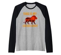 This Is My Safari Shirt Cool African Safari Lovers Maglia con Maniche Raglan