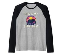 This Is My Safari Shirt Cool African Safari Lovers Maglia con Maniche Raglan