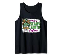 This Is My Scary Auntie Costume Skull Leopard Halloween Canotta