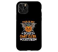 This Is My Scary Court Clerk Funny Costume Halloween Party Custodia per iPhone 11 Pro