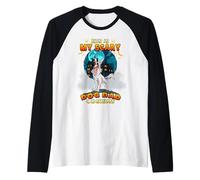 This Is My Scary Dog Dad Costume Funny Halloween Costume Maglia con Maniche Raglan