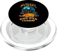 This Is My Scary Dog Dad Costume Funny Halloween Costume PopSockets PopGrip per MagSafe
