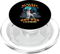 This Is My Scary Dog Dad Costume Funny Halloween Costume PopSockets PopGrip per MagSafe