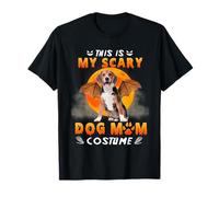 This Is My Scary Dog Mom Costume Beagle Halloween Maglietta