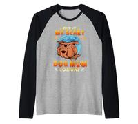 This Is My Scary Dog Mom Costume Funny Puppy Halloween Maglia con Maniche Raglan