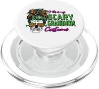This Is My Scary Grandmom Costume Skull Leopard Halloween PopSockets PopGrip per MagSafe
