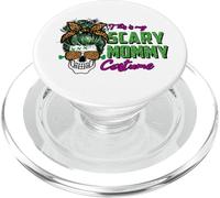 This Is My Scary Mommy Costume Skull Leopard Funny Halloween PopSockets PopGrip per MagSafe