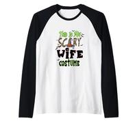 This Is My Scary Wife Family Matching Halloween Costume Maglia con Maniche Raglan