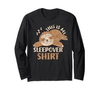 This Is My Sleepover Shirt Party Team, Carina da Notte Maglia a Manica